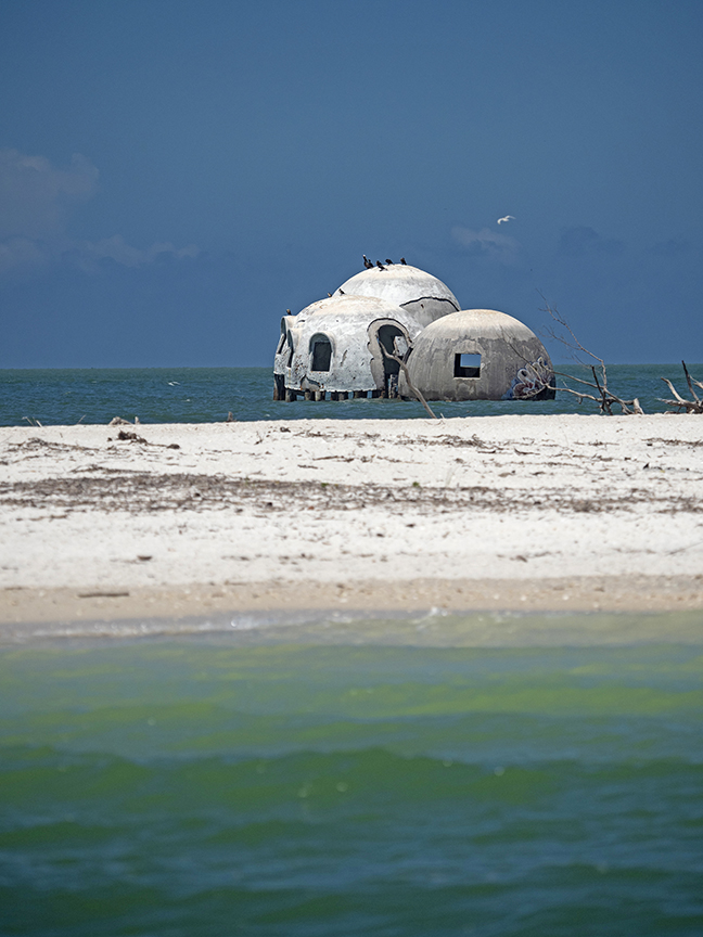 The dome home at Cape Romano