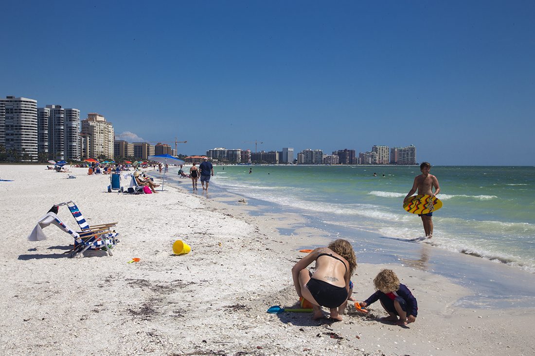 Family fun on Marco beach