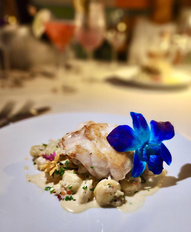 Seafood dish at Fin Bistro, Marco Island