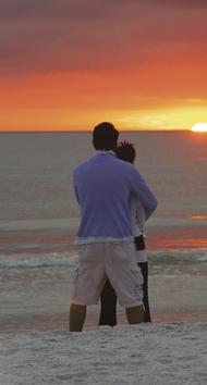 Watching a Marco Island sunset is pretty romantic!